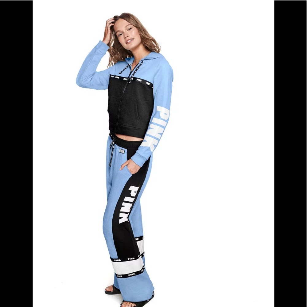 Victoria’s Secret Pink boyfriend fit pants.